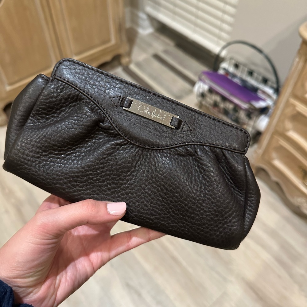 Cole Haan Magnetic Closure Cosmetics Bag